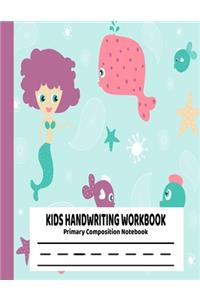 Kids Handwriting Workbook Primary Composition Notebook