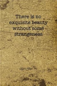 There Is No Exquisite Beauty Without Some Strangeness