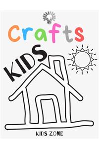 Crafts Kids: Blank Paper For Drawing And Sketching: Artist Edition, Sketching, Drawing and Creative Doodling. Notebook and Sketchbook to Draw and Journal, Classr