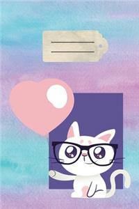 Katze mit Ballon
