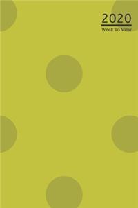 A5 2020 Diary Week To View Paperback Cover With Alternative Design -