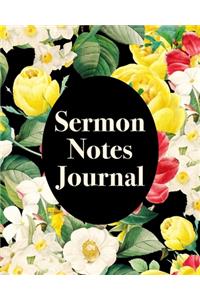 Sermon Notes Journal