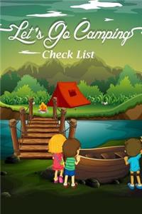 Let's go Camping Check List