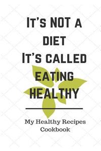 It's Not A Diet It's Called Eating Healthy