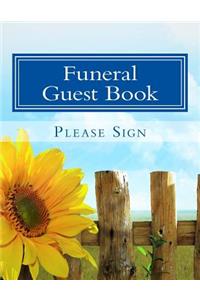 Funeral Guest Book