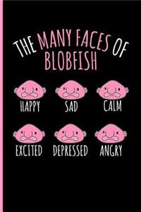 The Many Faces of Blobfish Happy Sad Calm Excited Depressed Angry