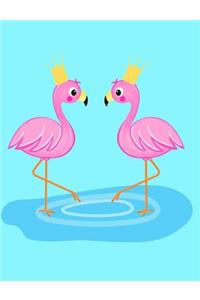Flamingo Princess Composition Notebook