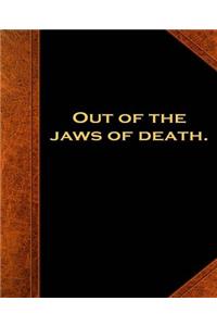 Shakespeare Quote Jaws of Death School Composition Book 130 Pages