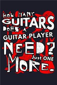 How Many Guitars Does a Guitar Player Need? Just One More.