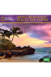 National Geographic Most Beautiful Places on Earth 2019 Calendar