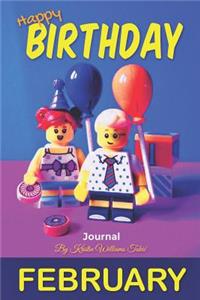 Happy Birthday Journal February