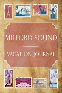 Milford Sound Vacation Journal