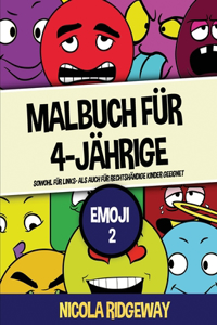 Malbuch für 4-Jährige (Emoji 2)