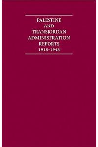 Palestine and Transjordan Administration Reports 1918-1948 16 Volume Hardback Set