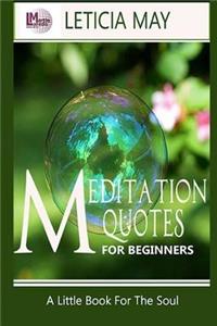Meditation Quotes for Beginners