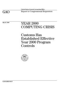 Year 2000 Computing Crisis: Customs Has Established Effective Year 2000 Program Controls