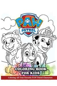 PAW Patrol Coloring Book for Kids