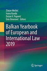 Balkan Yearbook of European and International Law 2019