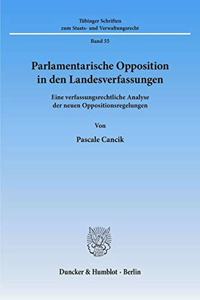 Parlamentarische Opposition in Den Landesverfassungen