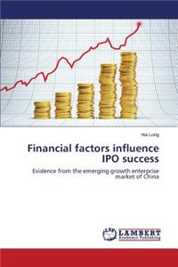 Financial factors influence IPO success