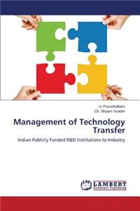 Management of Technology Transfer