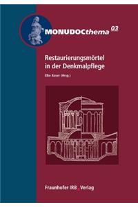 Restaurierungsmörtel in der Denkmalpflege.