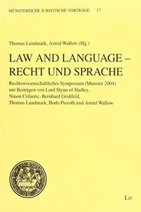 Law and Language - Recht Und Sprache, 17