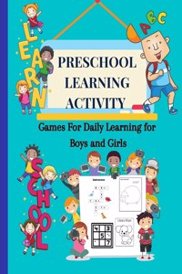 Preschool Learning Activity