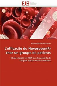 L''efficacit� Du Novoseven(r) Chez Un Groupe de Patients