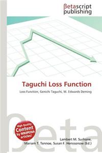 Taguchi Loss Function