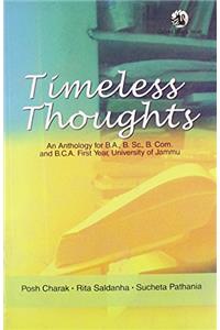 Timeless Thoughts: An Anthology For Jammu Unv