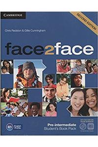 Face2face for Spanish Speakers Pre-Intermediate Student's Pack(Student's Book with DVD-Rom, Spanish Speakers Handbook with Audio CD,Online Workbook)