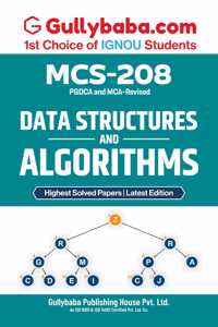 Gullybaba IGNOU PGDCA (New) 2nd Sem MCS-208 Data Structures and Algorithms in English