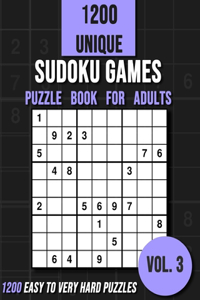 1200 Sudoku Games book
