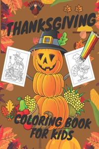 Thanksgiving Coloring Book for Kids