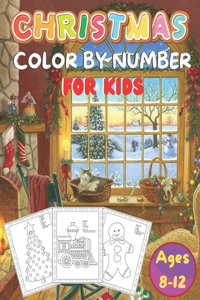 Christmas Color By Number For Kids Ages 8-12