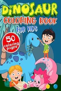 Dinosaur Coloring Book for Kids Ages 4-8