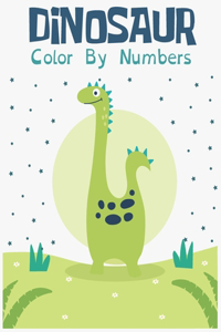 Dinosaur Color by Numbers