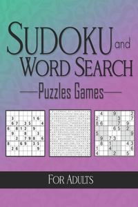 Sudoku and Word search puzzles games for adults