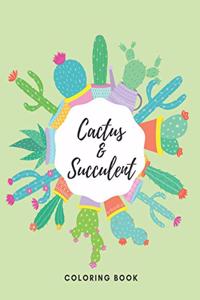Cactus And Succulent Coloring Book