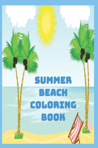 Summer Beach Coloring Book