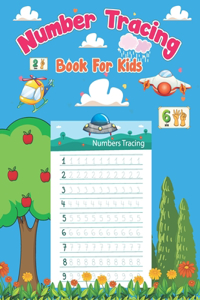 Number tracing book For Kids
