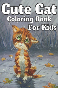 Cute Cat Coloring Book For Kids