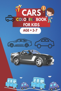 ABC Cars and Their Names Kids Coloring Book Learn Alphabets