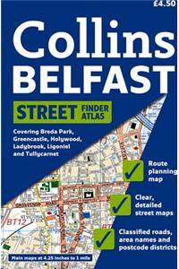 Belfast Streetfinder Colour Atlas