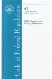 Code of Federal Regulations, Title 41, Public Contracts and Property Management, Chapter 102-200, Revised as of July 1, 2010