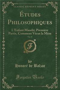 Études Philosophiques, Vol. 15
