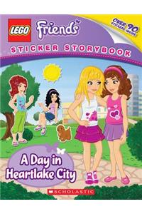 Lego Friends: A Day in Heartlake City (Sticker Storybook)