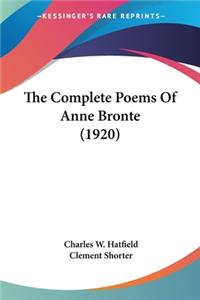Complete Poems Of Anne Bronte (1920)
