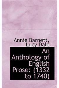 An Anthology of English Prose